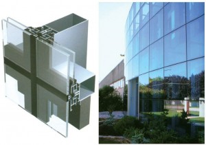 Semi-unitized-Glass-Curtain-Wall