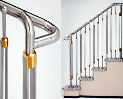 Gỗ, sắt, inox và kính: Nên chọn lan can cầu thang bằng chất liệu nào? 3